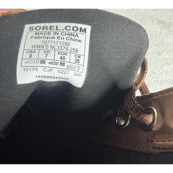 Sorel Lexie Wedge Boots Women’s Camel Brown Size 9 - Picture 7 of 9